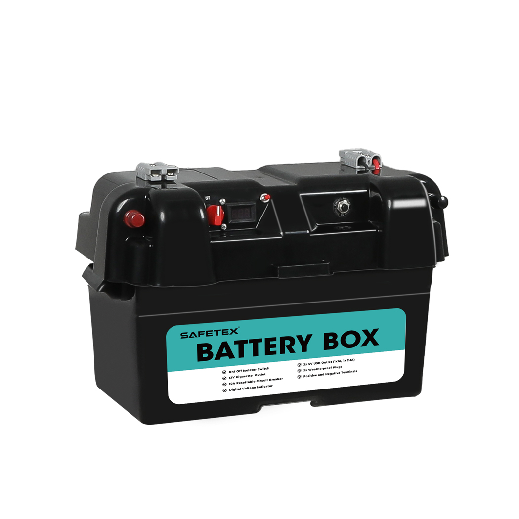 TopSellers-Battery Box 12V - Waterproof AGM Lithium with USB Ports  Durable