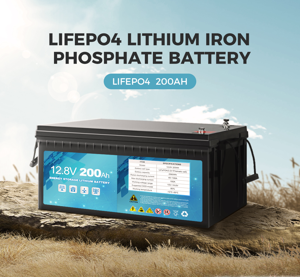 Safetex Lithium Iron LiFePO4 Battery 100AH 200AH 12V Deep Cycle Caravan RV 4WD - Picture 24 of 33