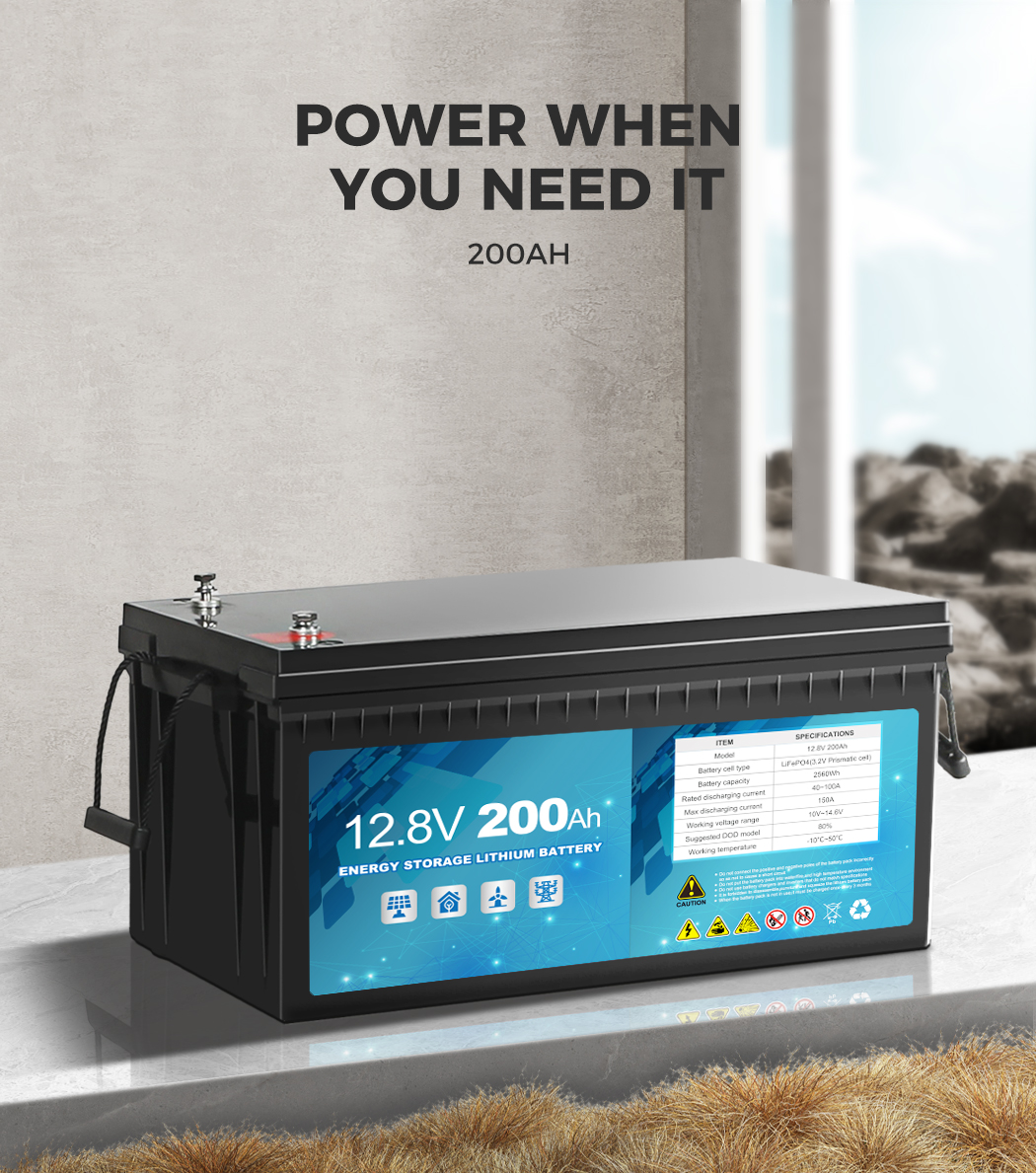 Safetex Lithium Iron LiFePO4 Battery 100AH 200AH 12V Deep Cycle Caravan RV 4WD - Picture 25 of 33